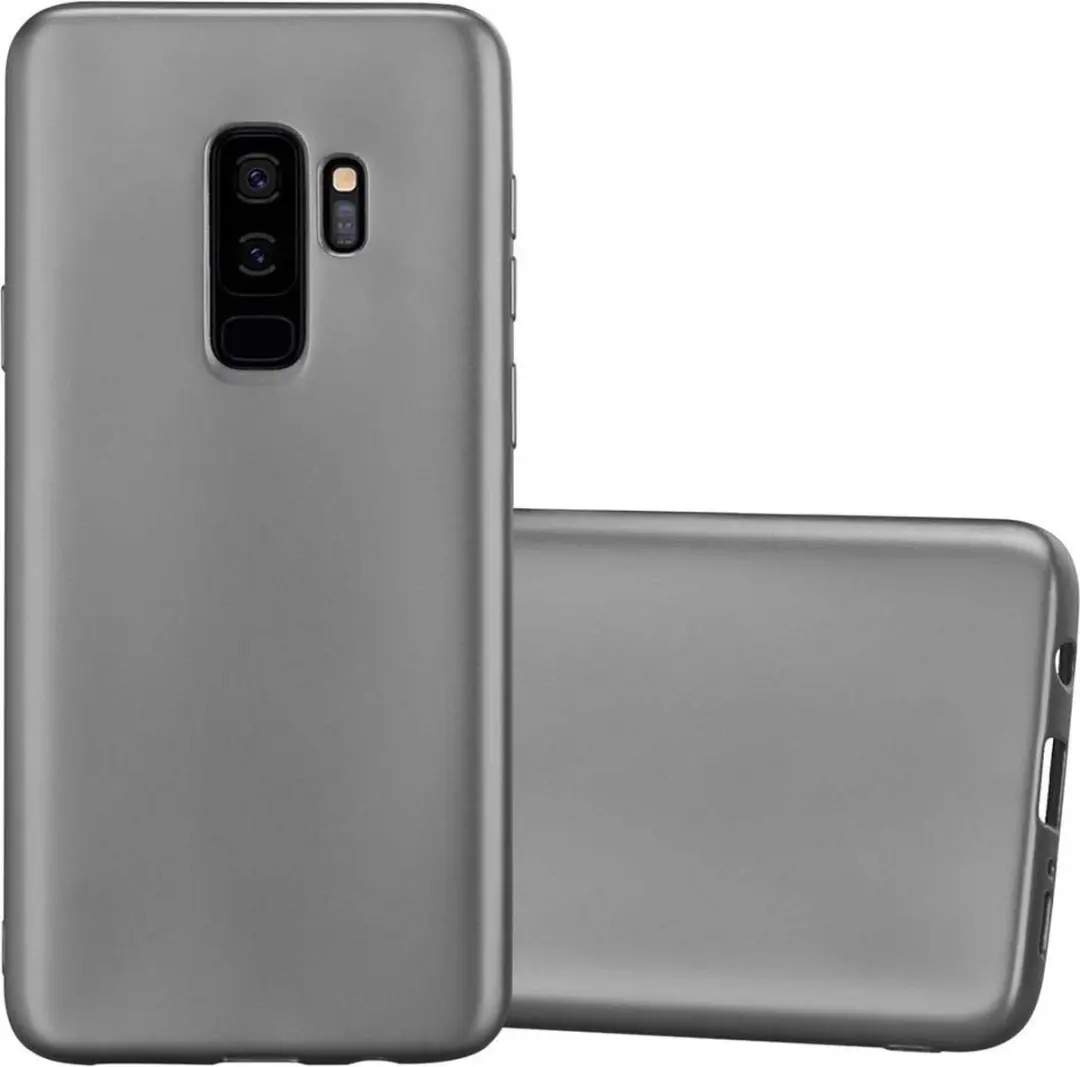 Cadorabo Hoesje geschikt voor Samsung Galaxy S9 PLUS in METALLIC GRIJS
