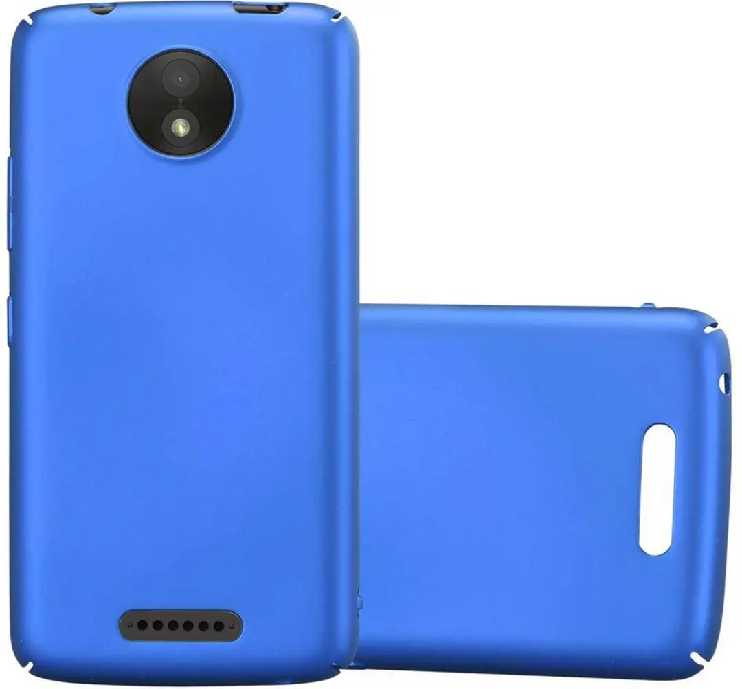 Cadorabo Hoesje geschikt voor Motorola MOTO C in METAAL BLAUW