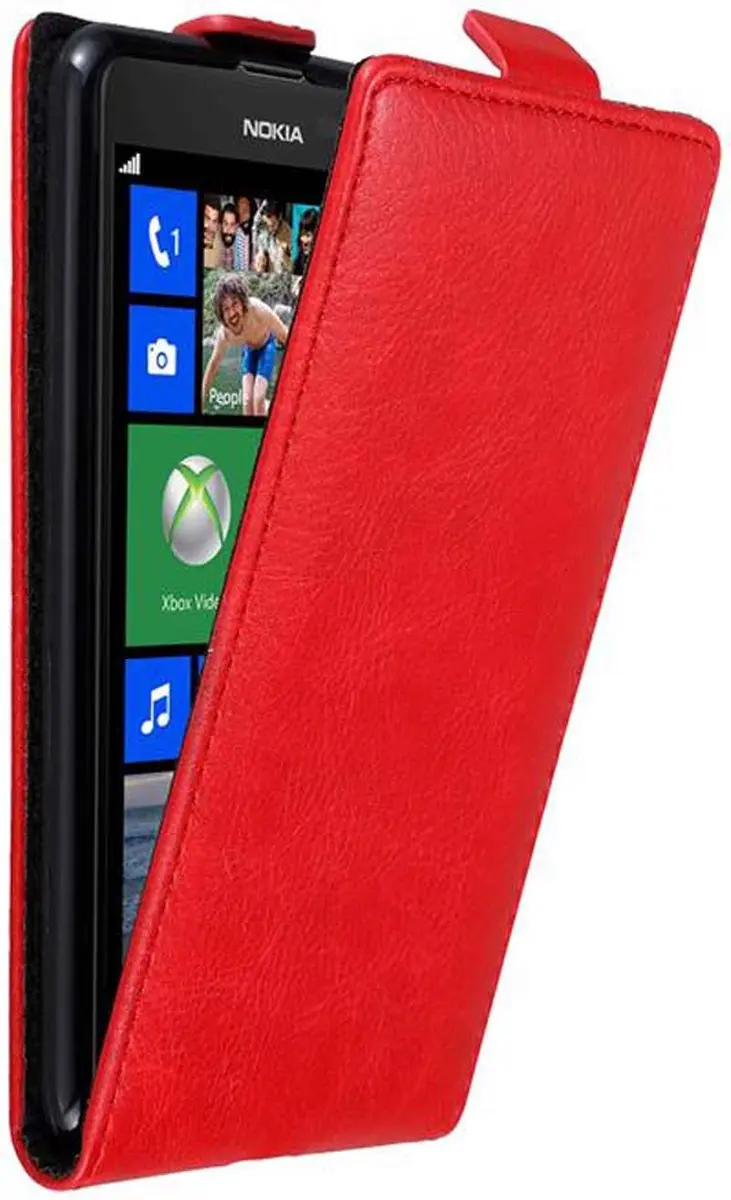 Cadorabo Hoesje geschikt voor Nokia Lumia 625 in APPEL ROOD