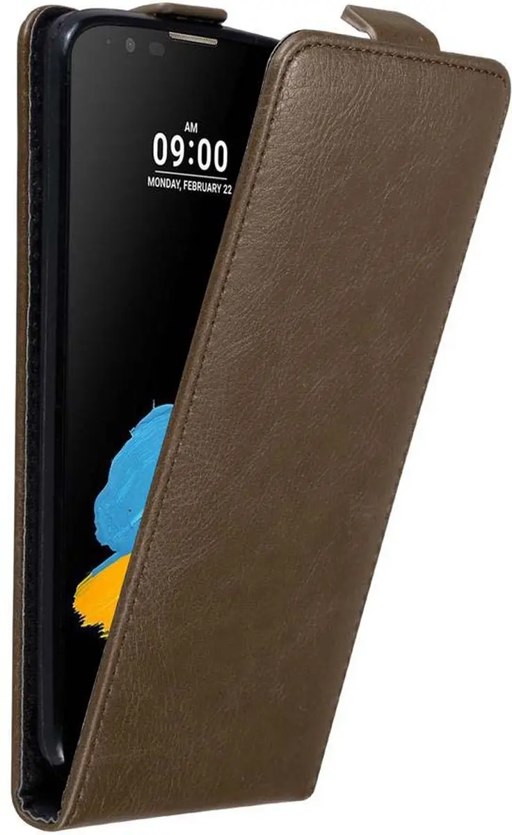 Cadorabo Hoesje geschikt voor LG STYLUS 2 in KOFFIE BRUIN