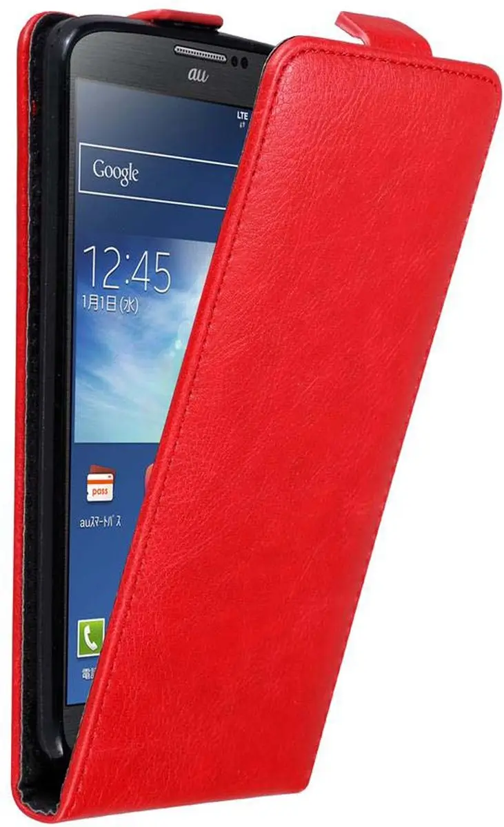 Cadorabo Hoesje geschikt voor Samsung Galaxy NOTE 3 in APPEL ROOD