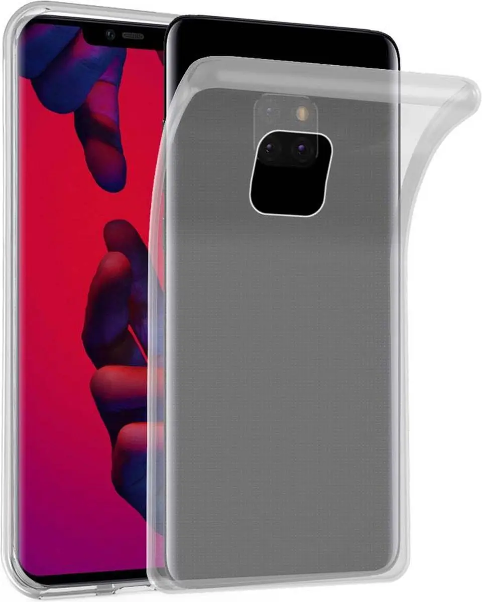 Cadorabo Hoesje geschikt voor Huawei MATE 20 PRO in VOLLEDIG TRANSPARANT