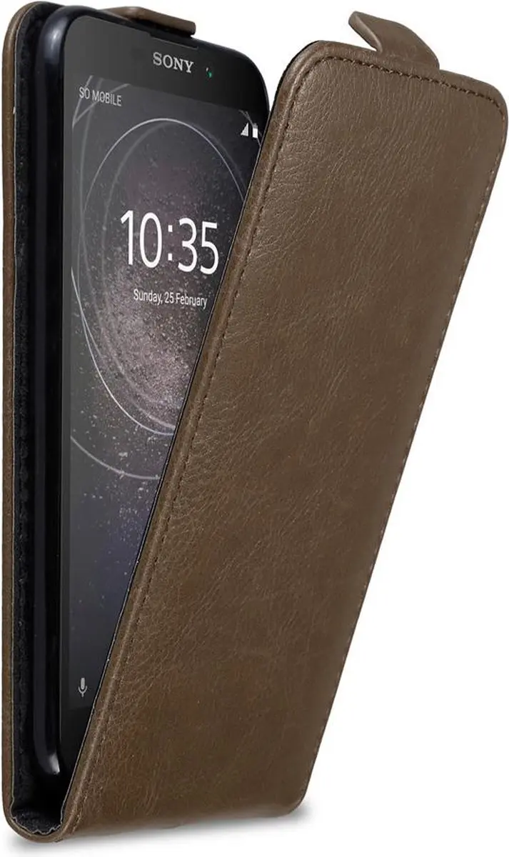 Cadorabo Hoesje geschikt voor Sony Xperia L2 in KOFFIE BRUIN