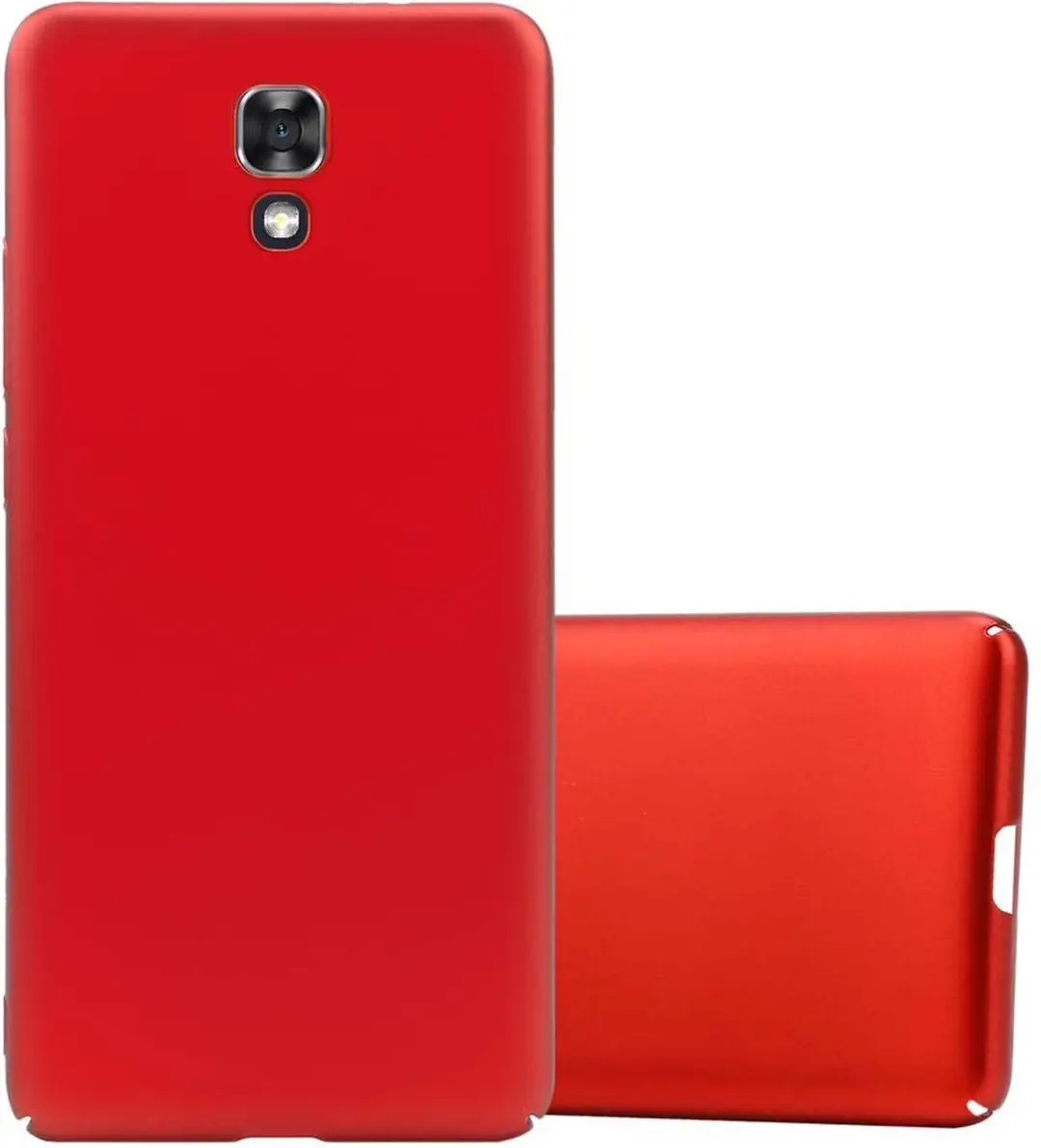 Cadorabo Hoesje geschikt voor LG X SCREEN in METAAL ROOD