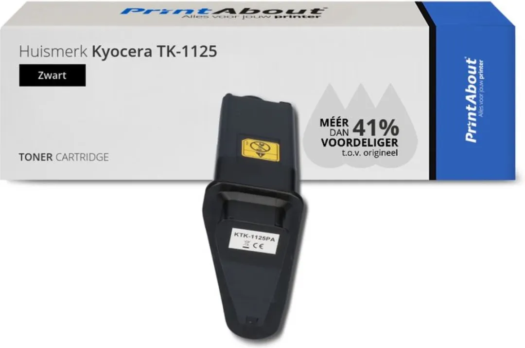 PrintAbout TK-1125-PA Tonercartridge Zwart