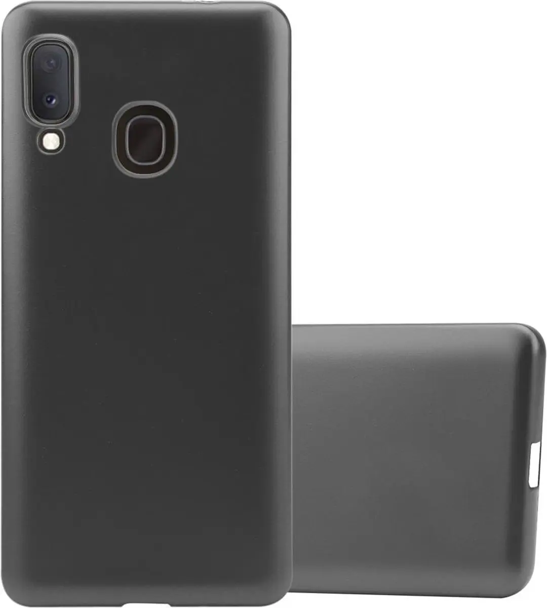 Cadorabo Hoesje geschikt voor Samsung Galaxy A10e / A20e in METALLIC GRIJS