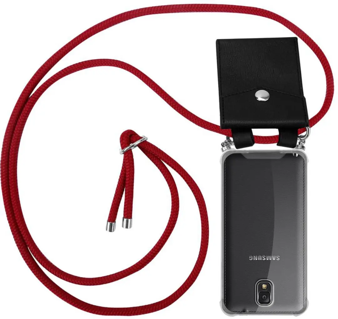 Cadorabo Hoesje geschikt voor Samsung Galaxy NOTE 3 in ROBIJN ROOD