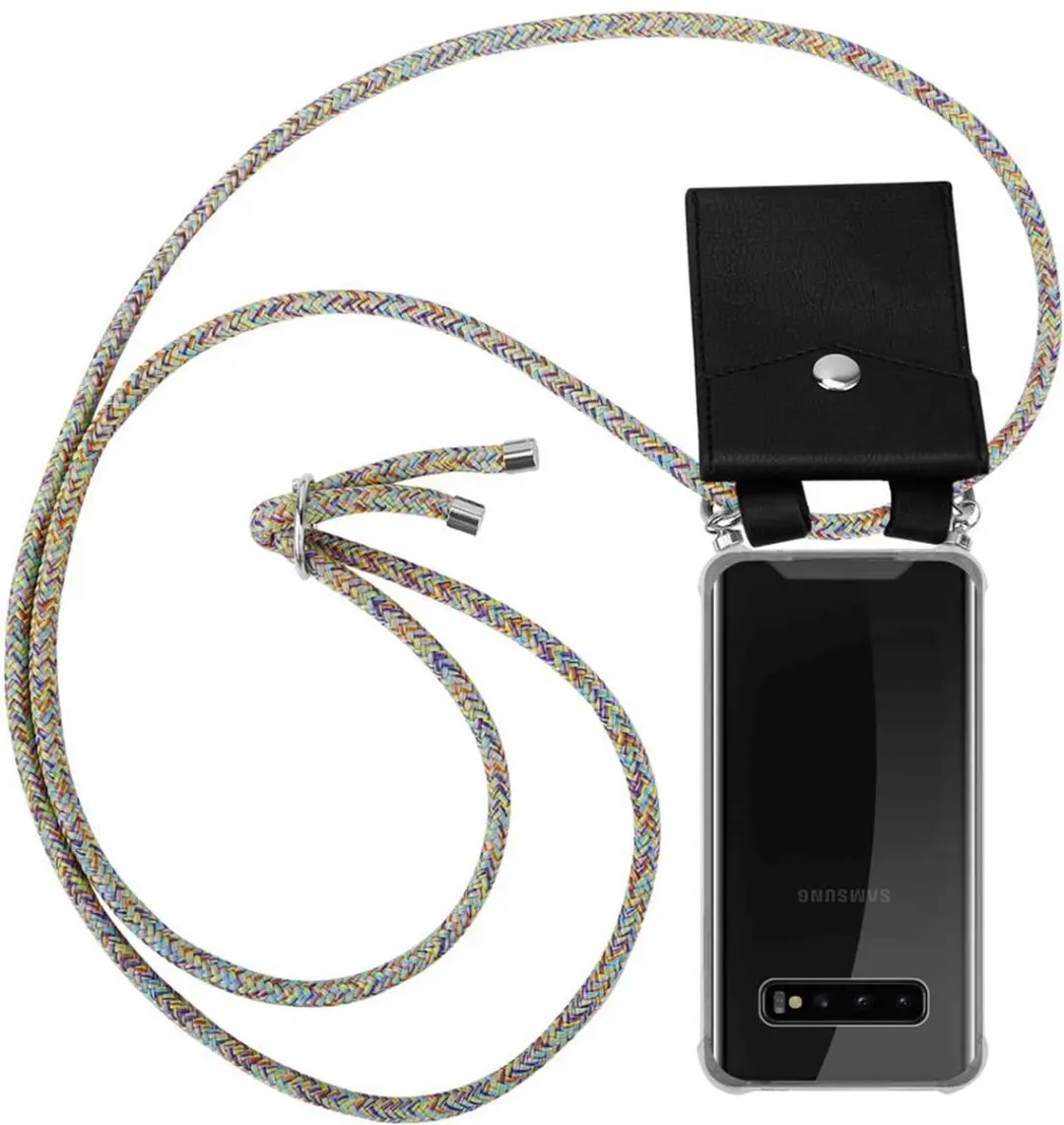 Cadorabo Hoesje geschikt voor Samsung Galaxy S10 PLUS in REGENBOOG