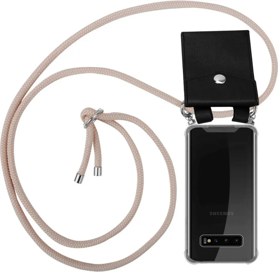 Cadorabo Hoesje geschikt voor Samsung Galaxy S10 PLUS in PEARLY ROSE GOUD
