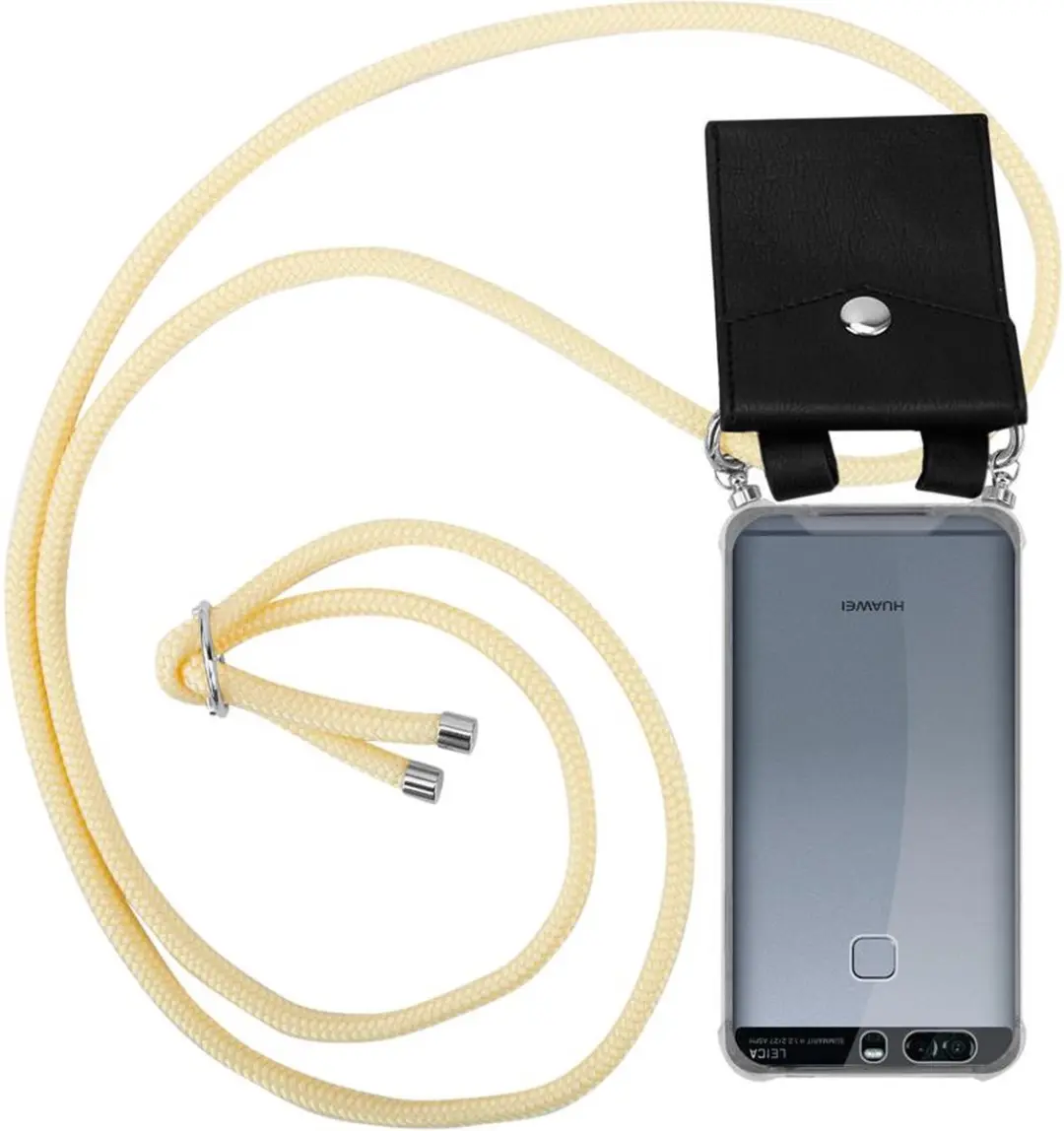 Cadorabo Hoesje geschikt voor Huawei P9 in ROOM BEIGE