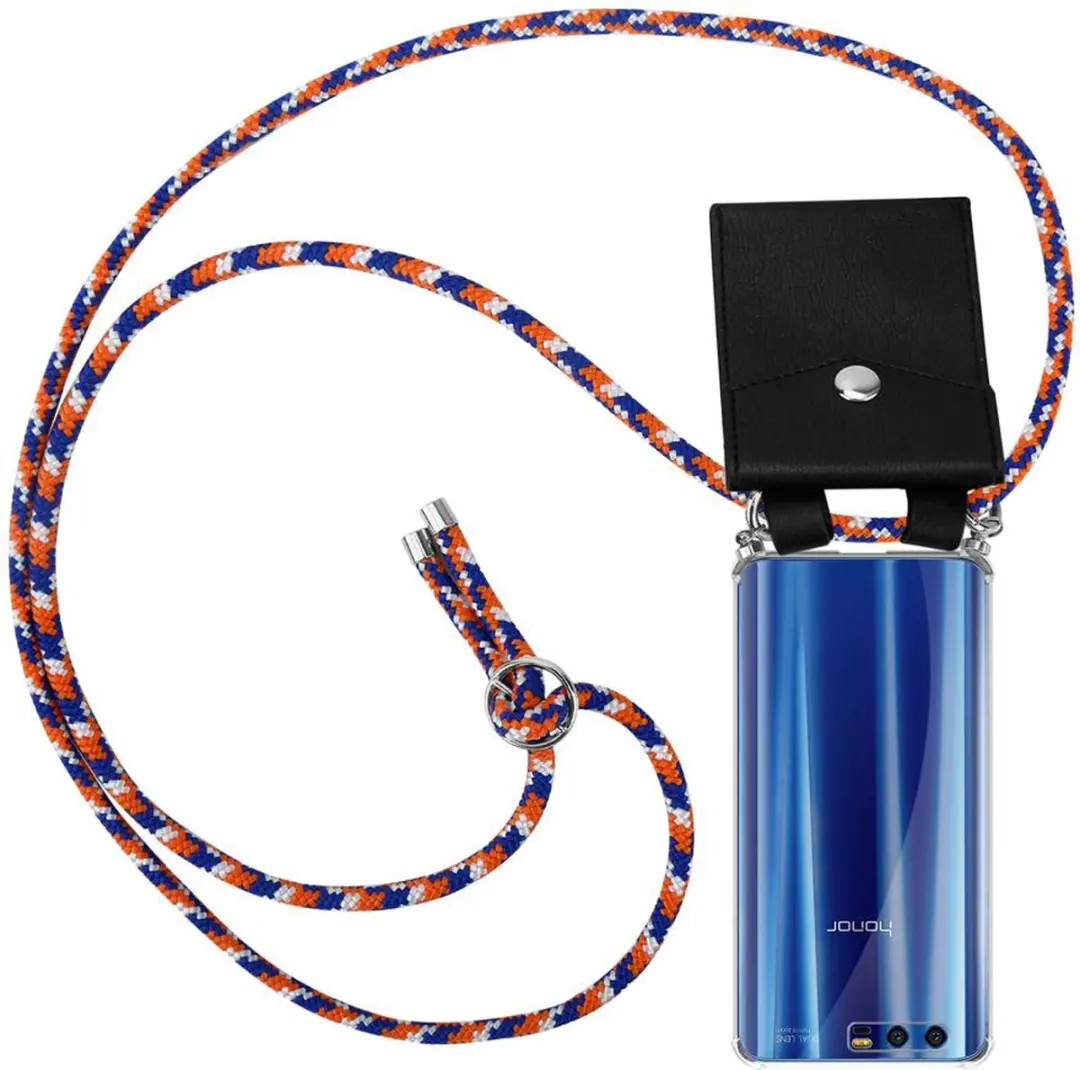 Cadorabo Hoesje geschikt voor Honor 9 in ORANJE BLAUW WIT