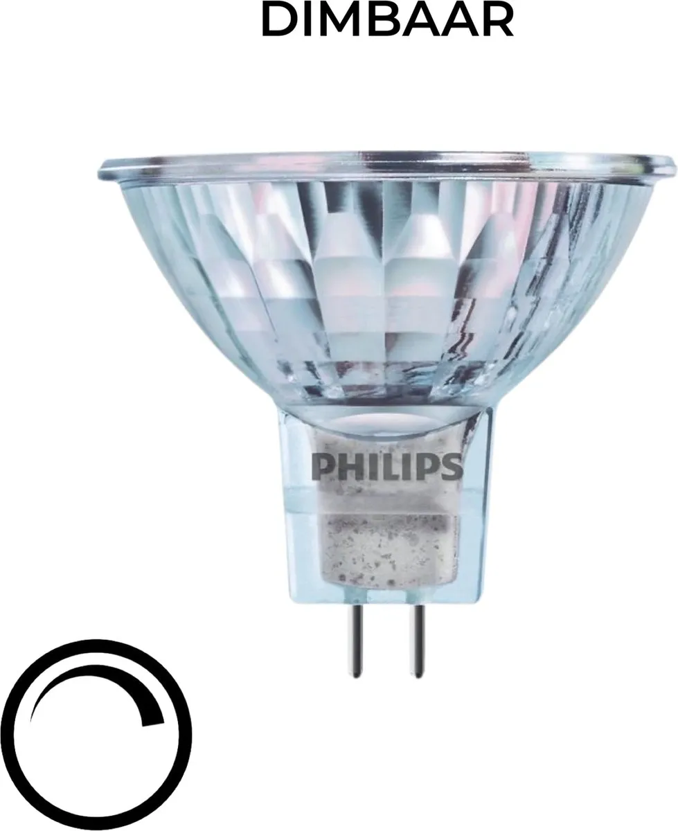Philips LED GU5.3 35W Dimbare Halogeen Spotjes 3 Stuks