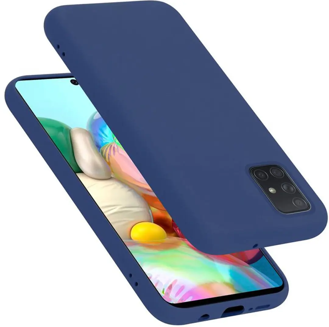 Cadorabo Hoesje geschikt voor Samsung Galaxy A51 4G / M40s in LIQUID BLAUW