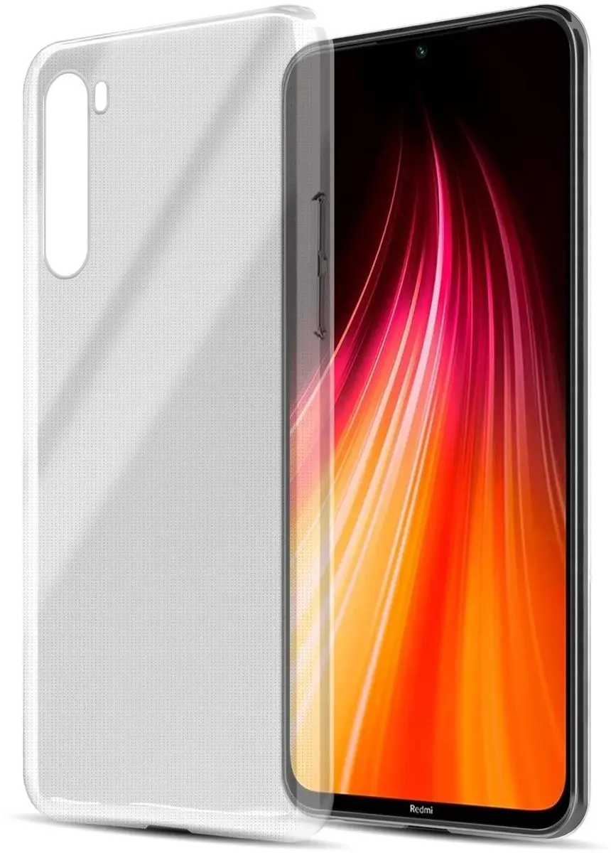 Cadorabo Hoesje geschikt voor Xiaomi RedMi NOTE 8 in VOLLEDIG TRANSPARANT