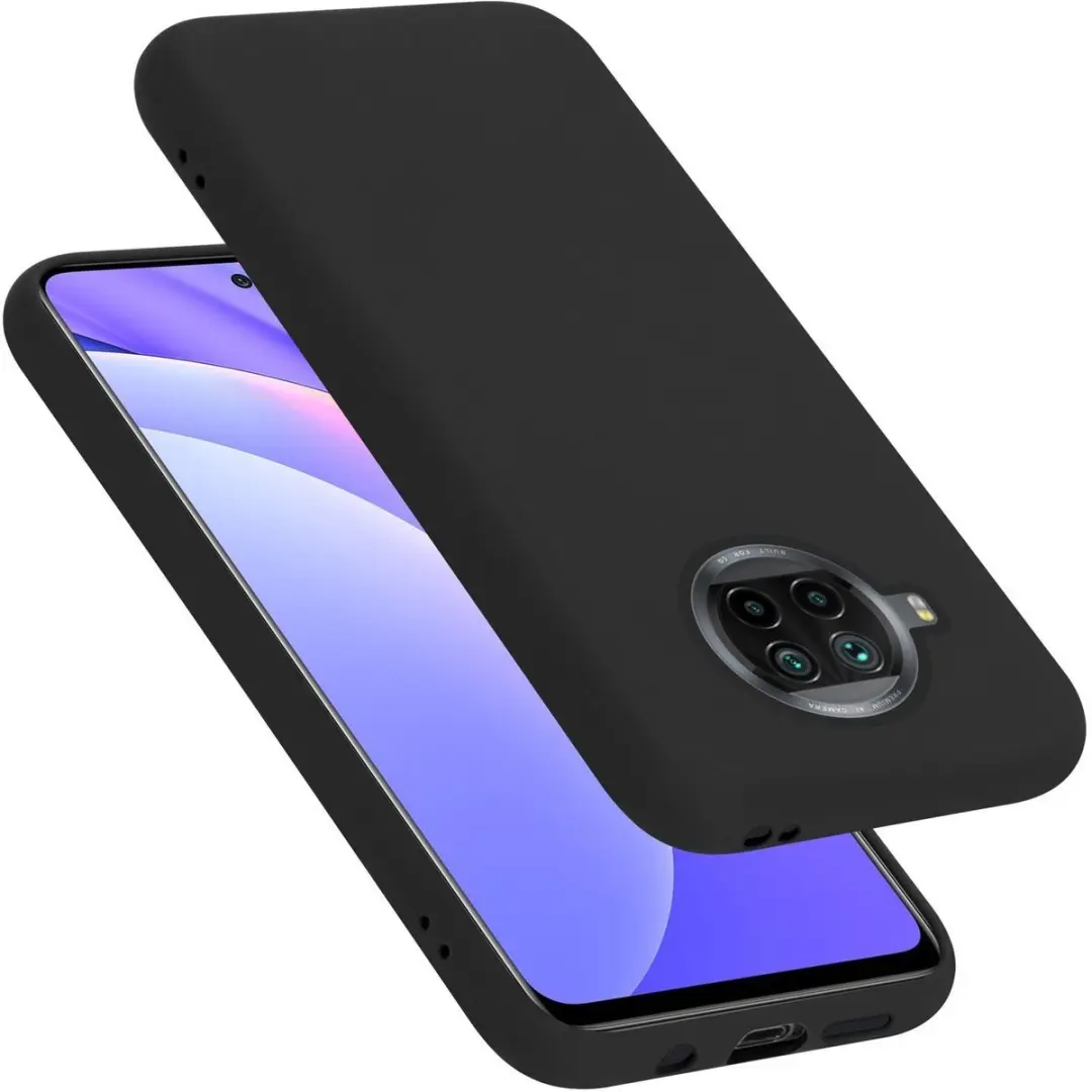 Cadorabo Hoesje geschikt voor Xiaomi Mi 10T LITE in LIQUID ZWART