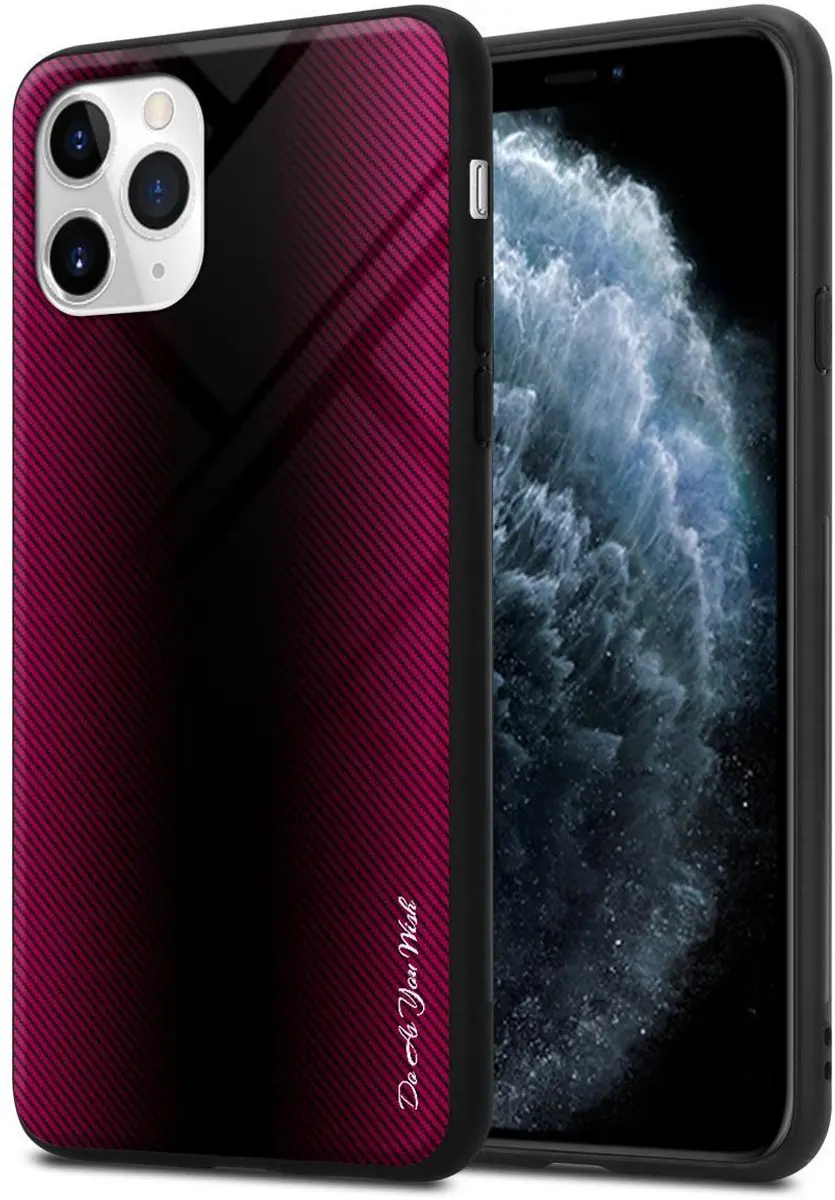 Cadorabo Hoesje geschikt voor Apple iPhone 11 PRO MAX in PAARS ROZE