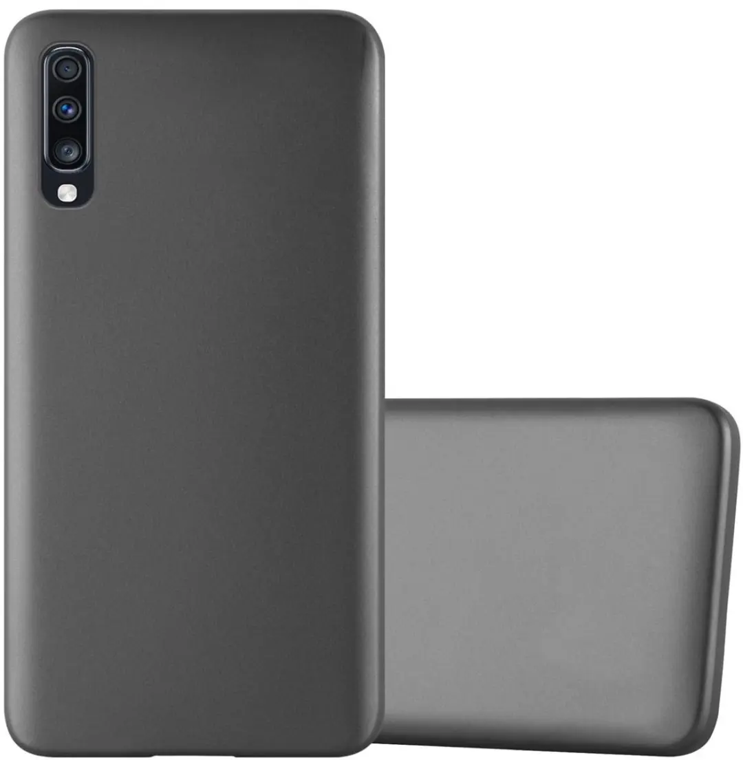 Cadorabo Hoesje geschikt voor Samsung Galaxy A70 / A70s in METALLIC GRIJS