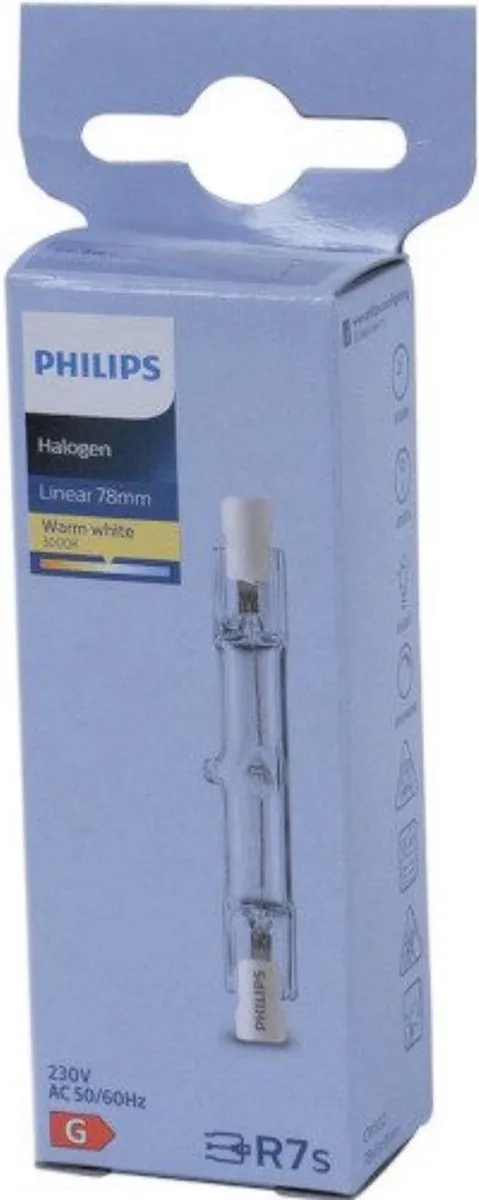 Philips R7s Halogeenlamp 140W - Warm Wit