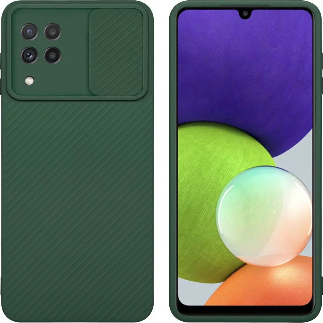 Cadorabo Hoesje geschikt voor Samsung Galaxy A22 4G in Bonbon Groen