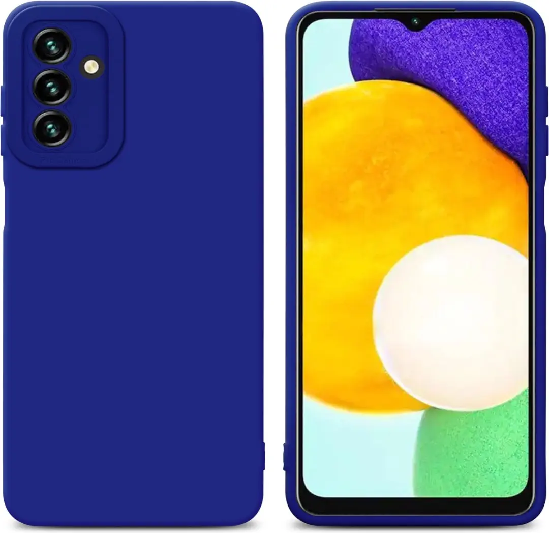 Cadorabo Hoesje geschikt voor Samsung Galaxy A13 5G in FLUID BLAUW