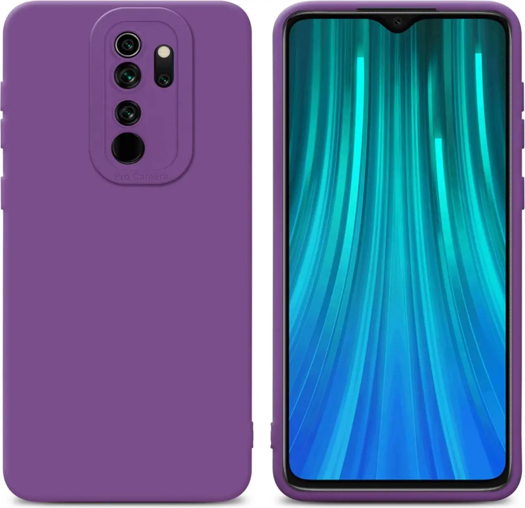 Cadorabo Hoesje geschikt voor Xiaomi RedMi NOTE 8 PRO in FLUID MAT PAARS