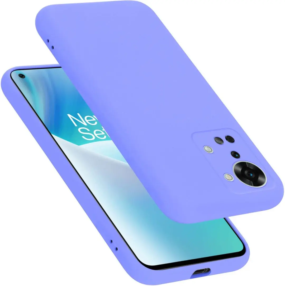 Cadorabo Hoesje geschikt voor OnePlus Nord 2T in LIQUID LICHT PAARS
