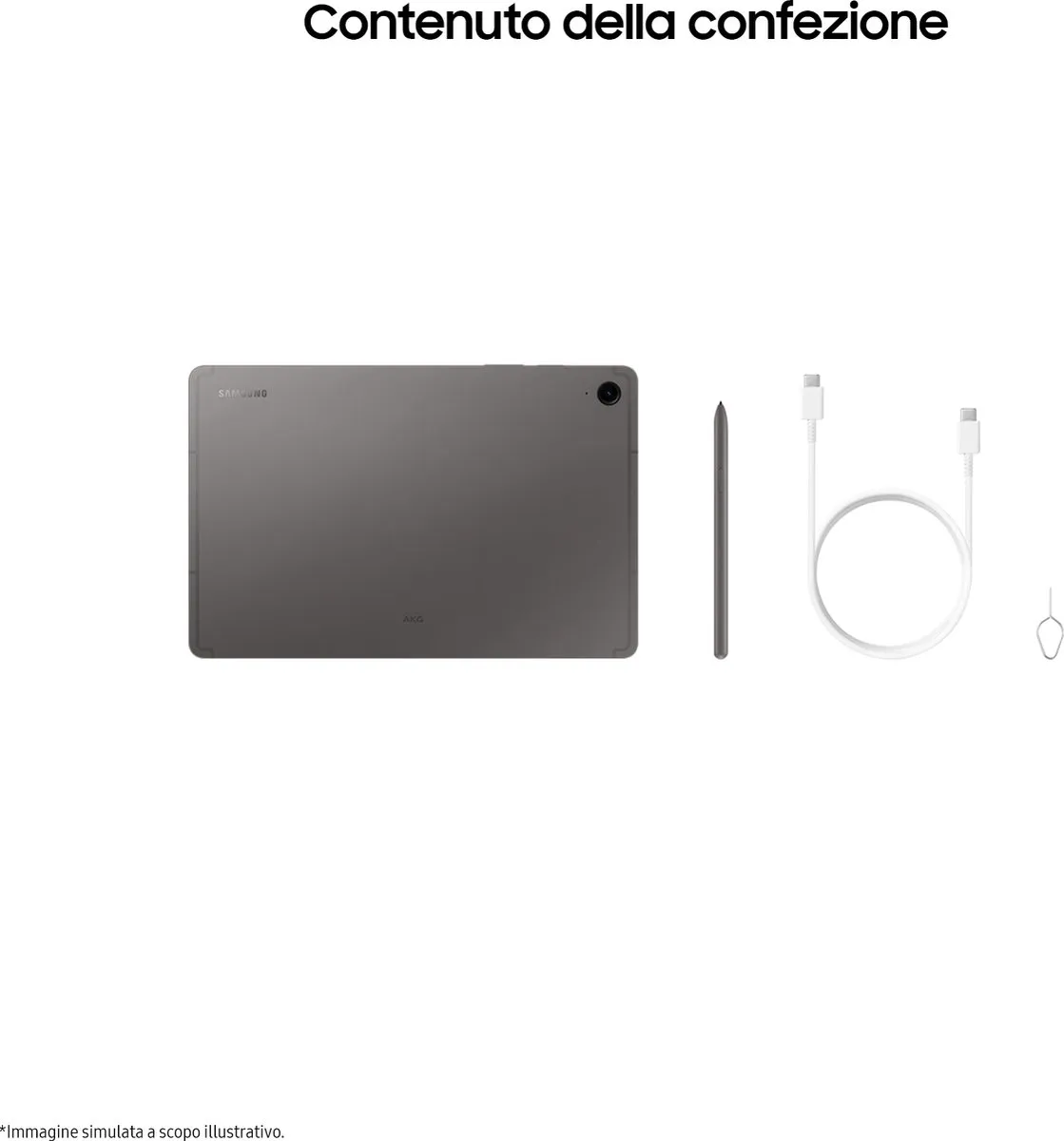 Samsung Galaxy Tab S9 FE 5G SM-X516BZAAEUB - 128GB - Grijs - afbeelding 5 van 6