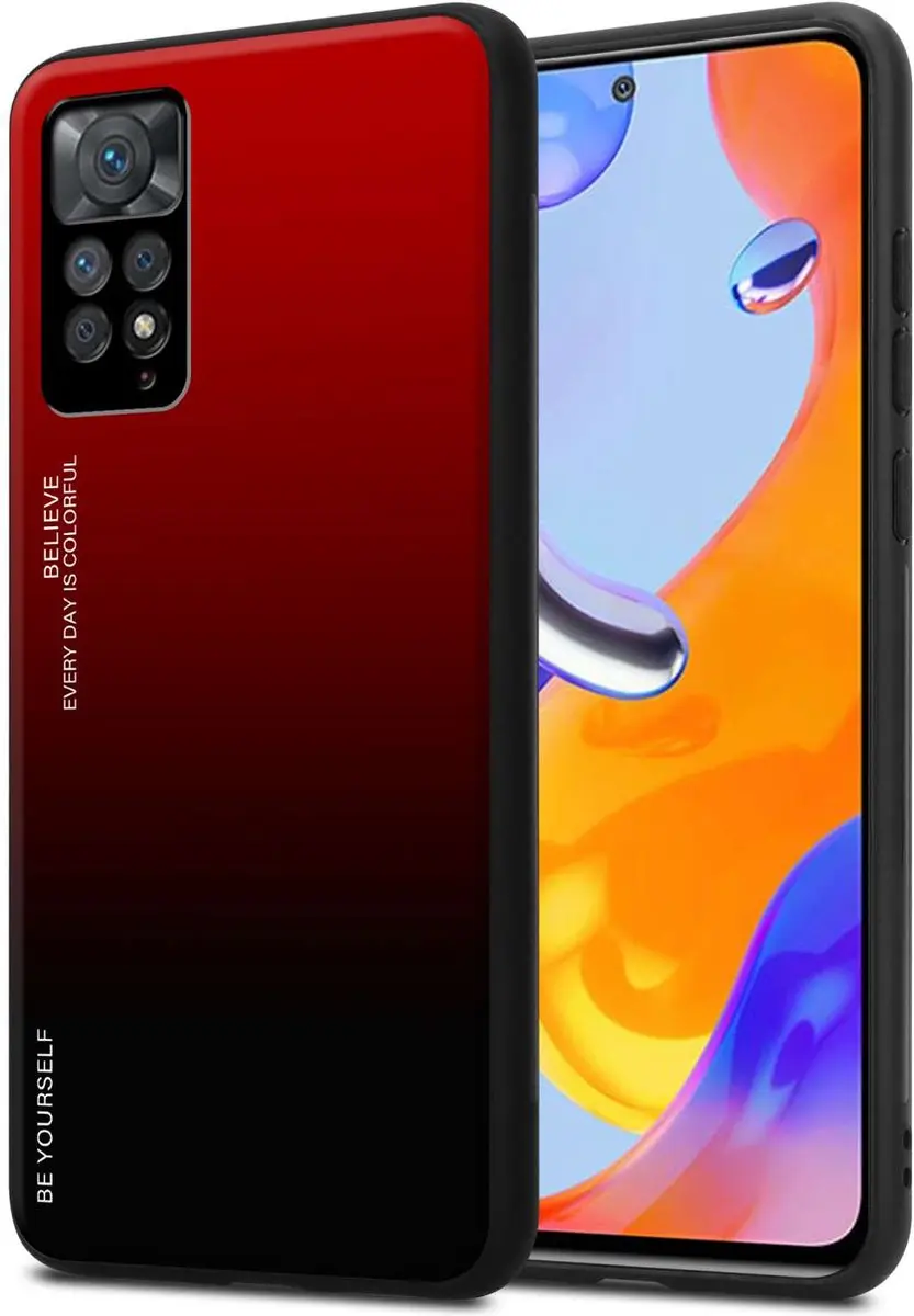 Cadorabo Hoesje geschikt voor Xiaomi RedMi NOTE 11 PRO 4G / 5G in ROOD