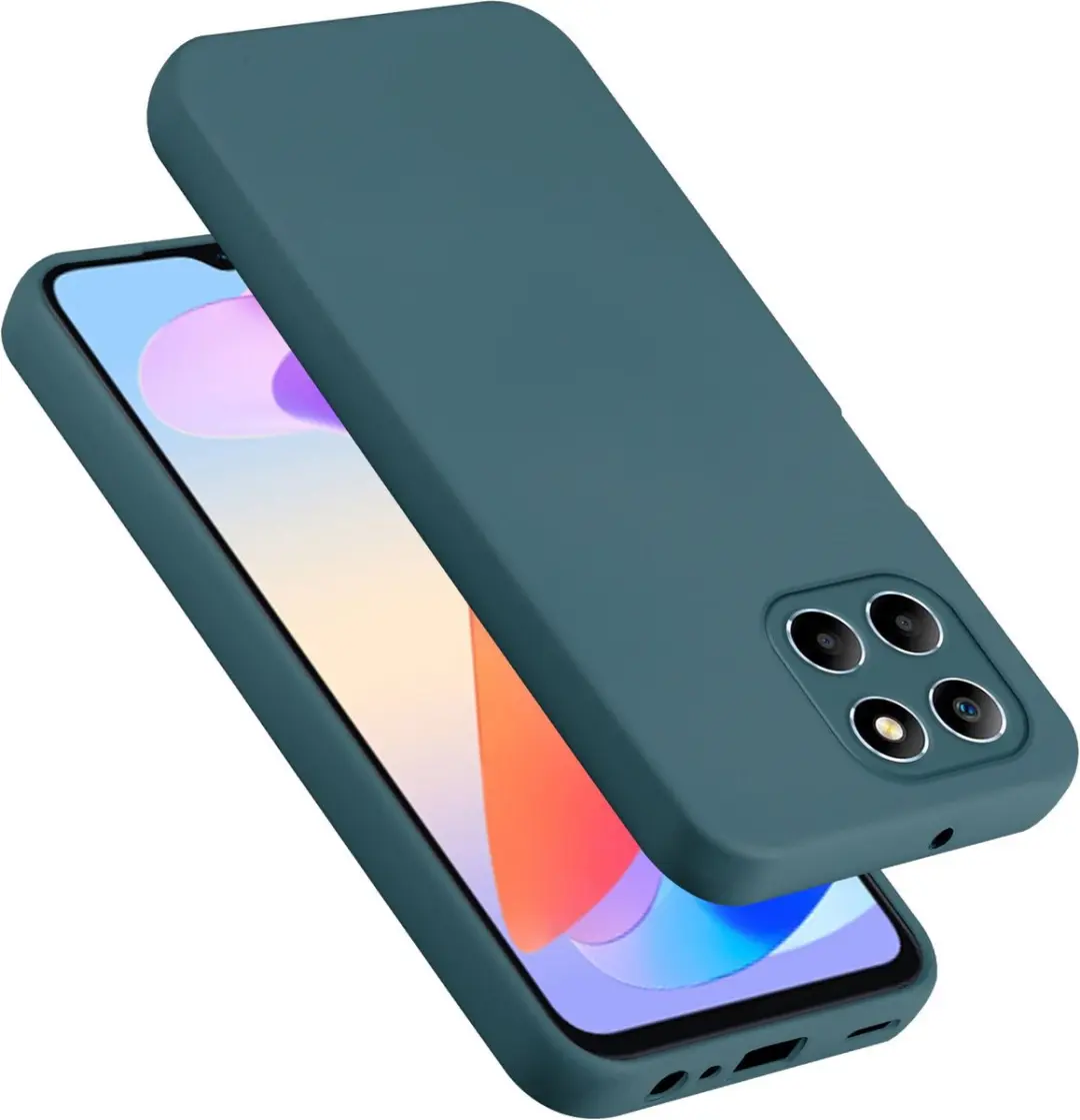 Cadorabo Hoesje geschikt voor Honor x6a in LIQUID GROEN