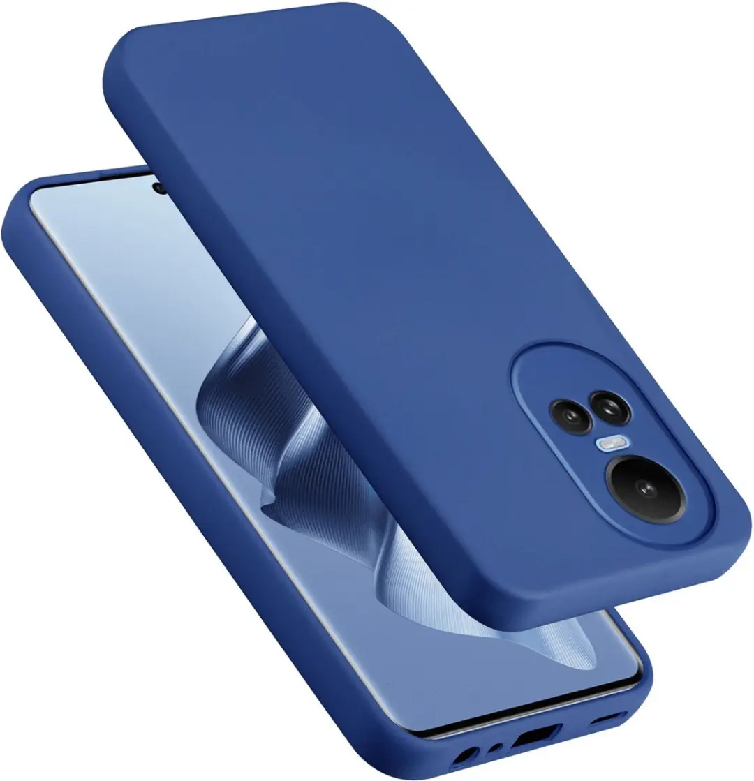 Cadorabo Hoesje geschikt voor OPPO Reno 10 5G / 10 Pro 5G in LIQUID BLAUW