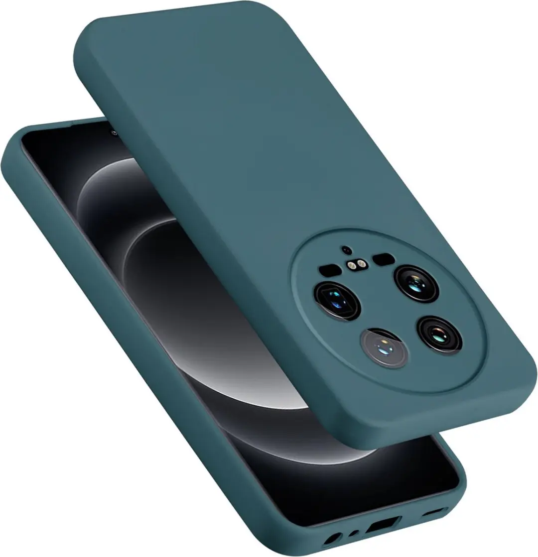 Cadorabo Hoesje geschikt voor Xiaomi 14 Ultra in LIQUID GROEN