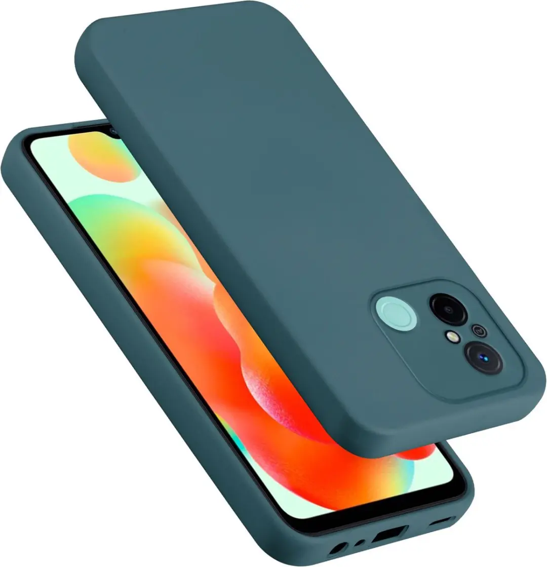 Cadorabo Hoesje geschikt voor Redmi 12C in LIQUID GROEN