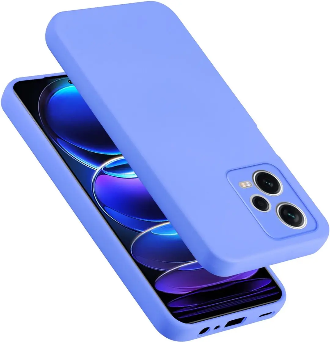 Cadorabo Hoesje geschikt voor Redmi Note 12 Pro Plus 5G in LIQUID LICHT PAARS