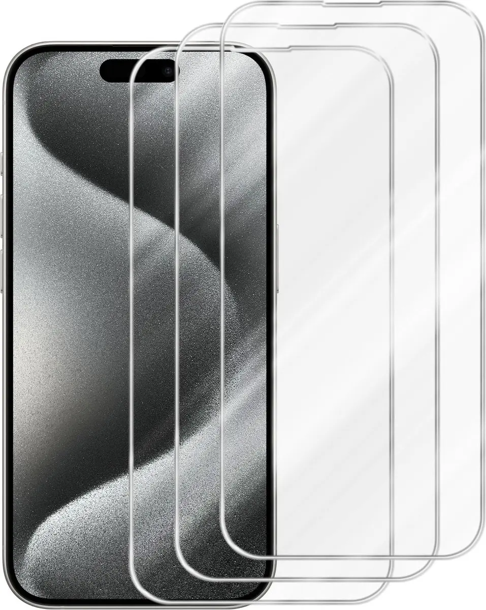 Cadorabo 3x Screenprotector geschikt voor Apple iPhone 16 PRO MAX