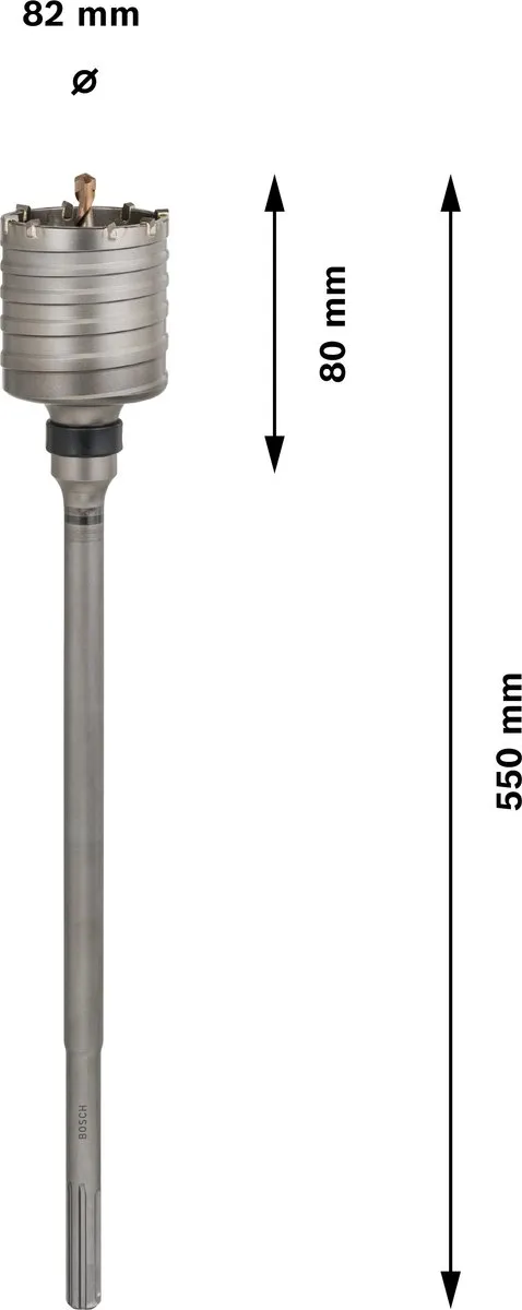 Bosch Professional SDS max-5 Core Cutter F00Y145197 - Beton 82mm