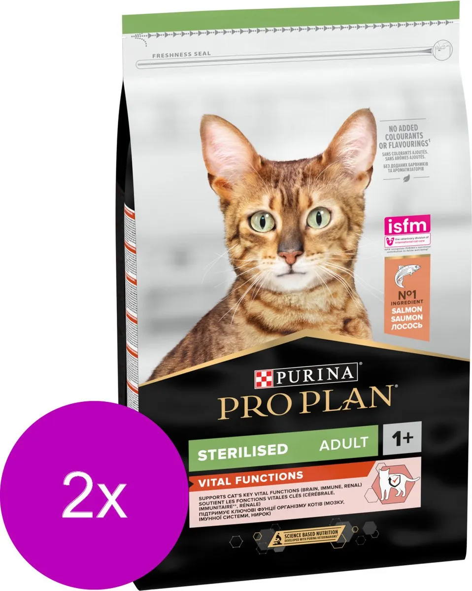Pro Plan Cat Sterilised Sensitive Zalm 2x10kg