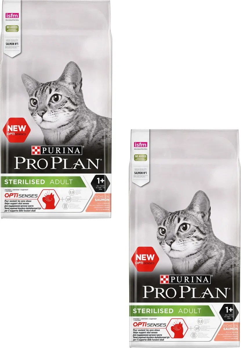 Pro Plan Cat Sterilised Sensitive Zalm 2x10kg
