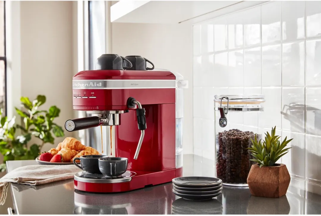 KitchenAid Artisan 5KES6503ECA Espressomachine - Appelrood