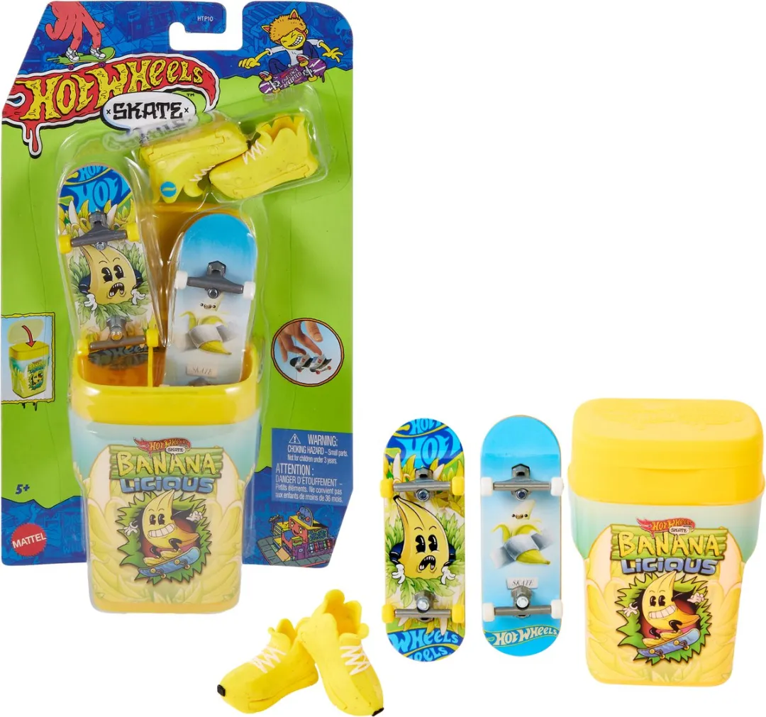 Mattel HW Skate Gum Container 2-Pack - Multikleur