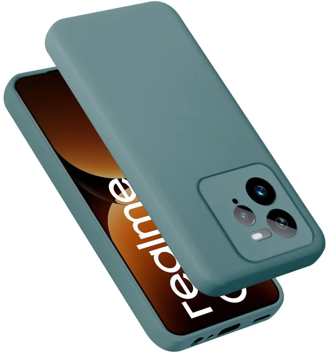 Cadorabo Hoesje geschikt voor Realme GT7 in LIQUID GROEN