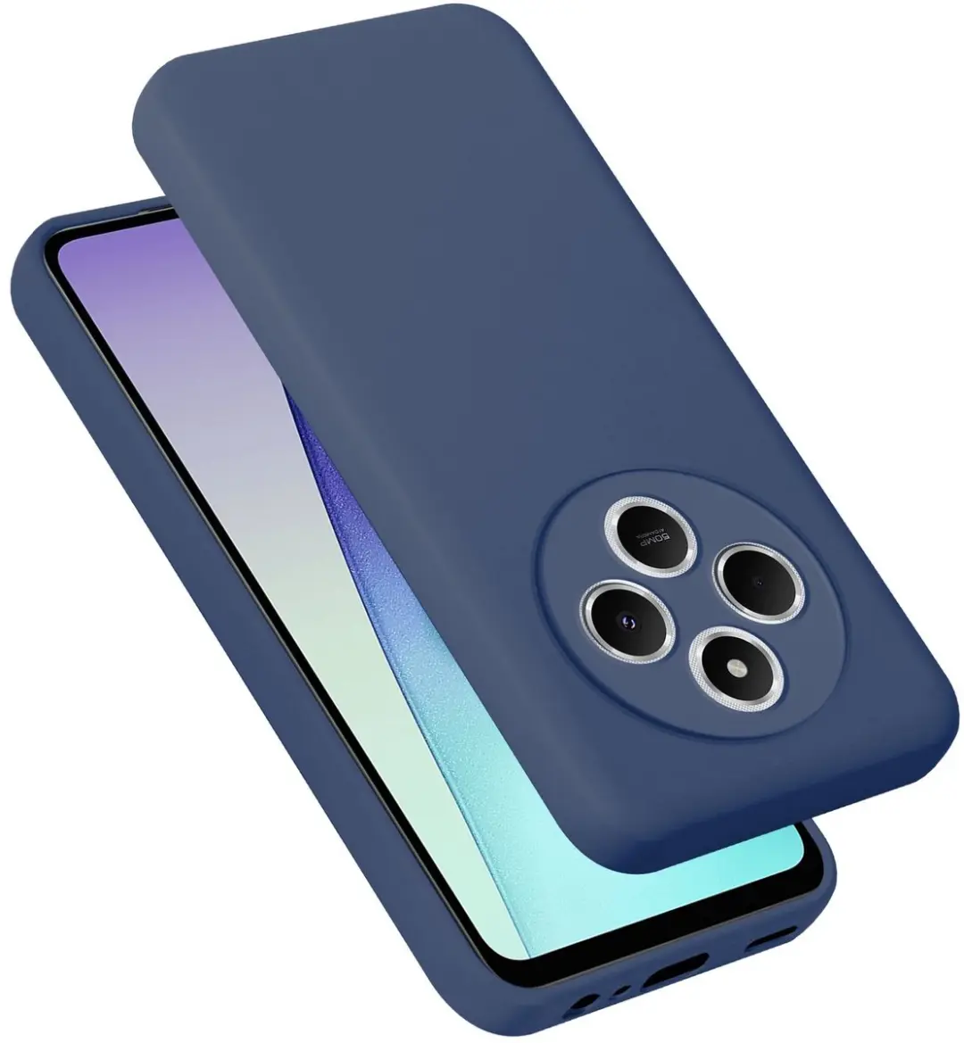 Cadorabo Hoesje geschikt voor Xiaomi RedMi 14C in LIQUID BLAUW