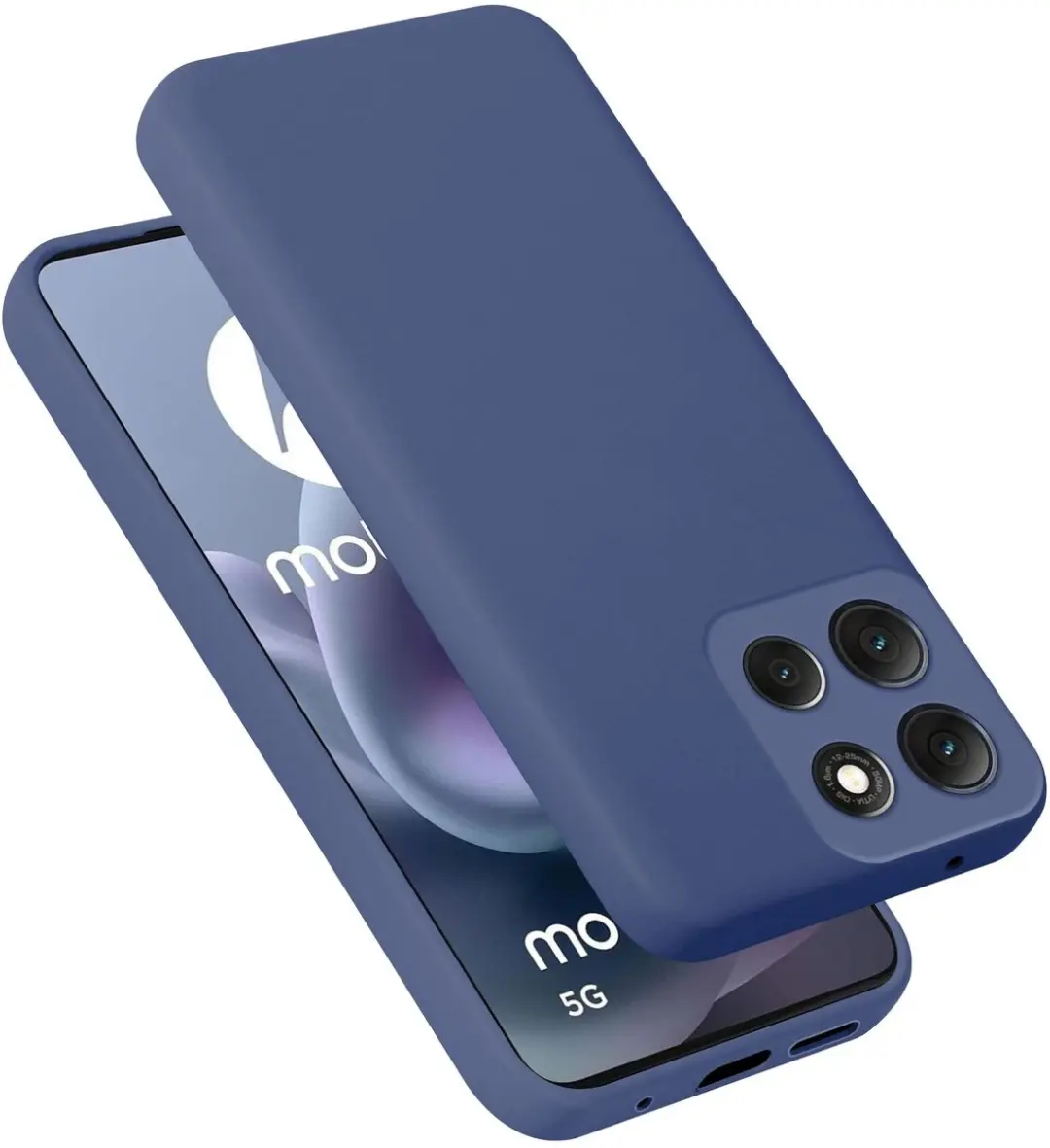 Cadorabo Hoesje geschikt voor Motorola Moto G86 Case in Liquid Blauw Beschermhoe