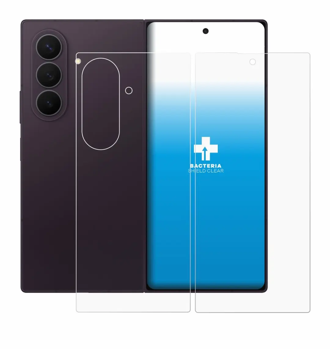 upscreen Samsung Galaxy Z Fold8 Ultra screenprotector - Antibacterieel - Transparant - afbeelding 6 van 6
