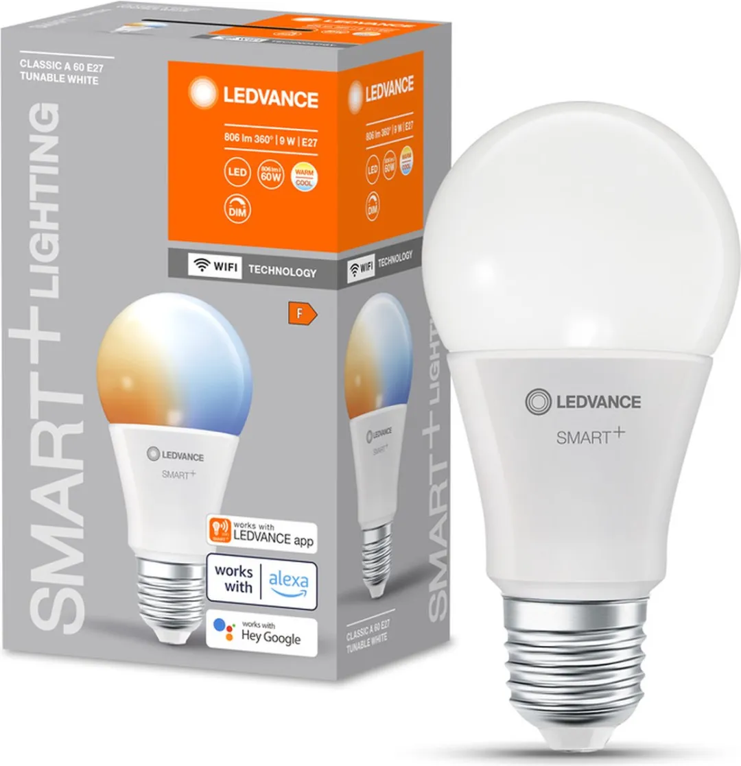 LEDVANCE SMART+ WIFI LEDlamp 9W 806lm - 4 Stuks - afbeelding 6 van 6