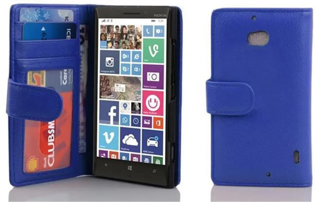 Cadorabo Hoesje geschikt voor Nokia Lumia 929 / 930 in NEPTUNUS BLAUW