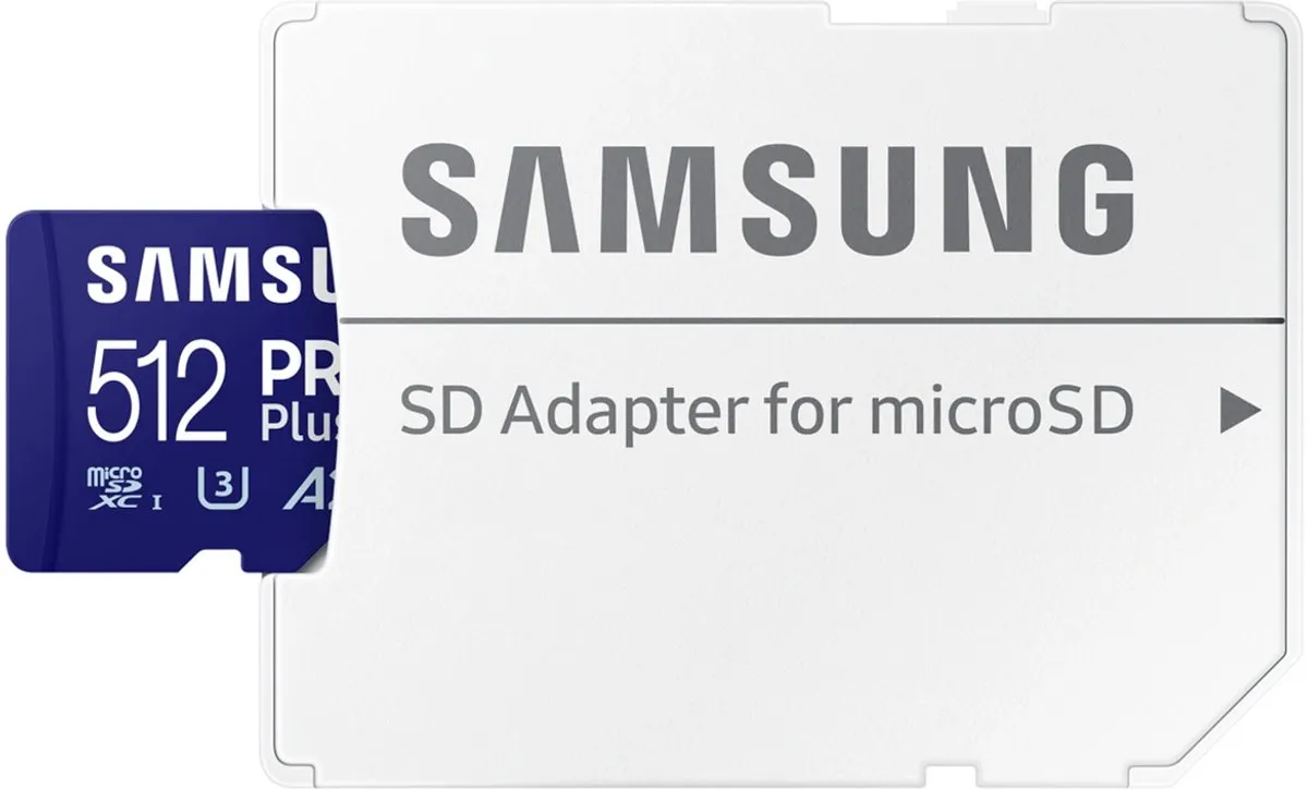 Samsung PRO Plus Micro SD 512GB - Incl. Adapter