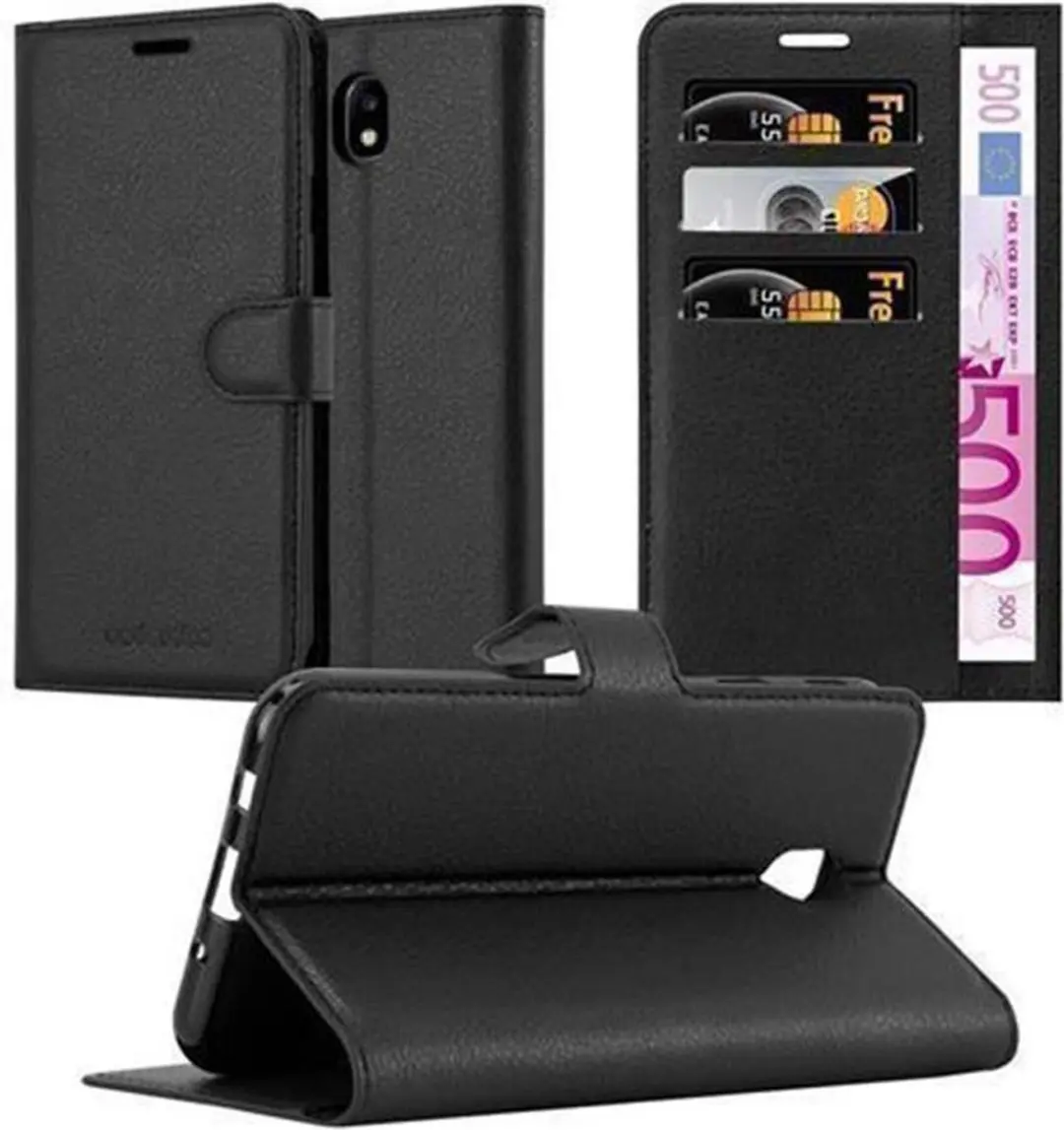 Cadorabo Hoesje geschikt voor Samsung Galaxy J7 2017 in PHANTOM ZWART