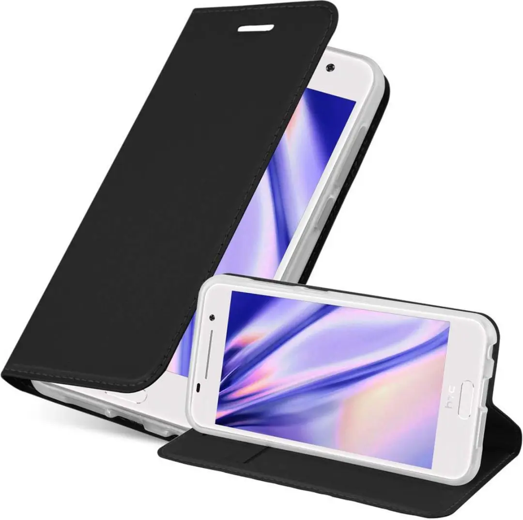 Cadorabo Hoesje geschikt voor HTC ONE A9 in CLASSY ZWART