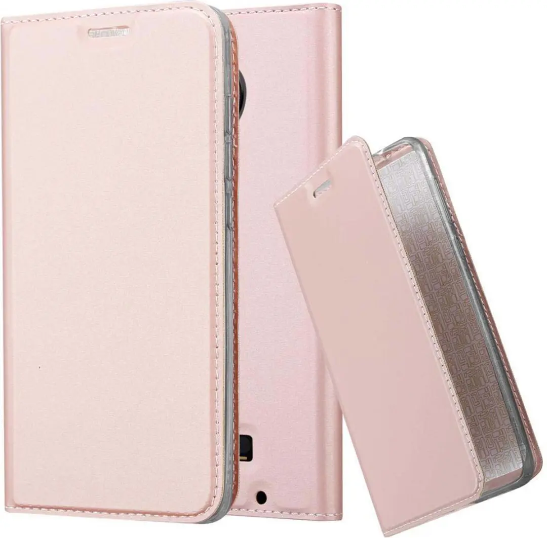 Cadorabo Hoesje geschikt voor Motorola MOTO Z in CLASSY ROSE GOUD