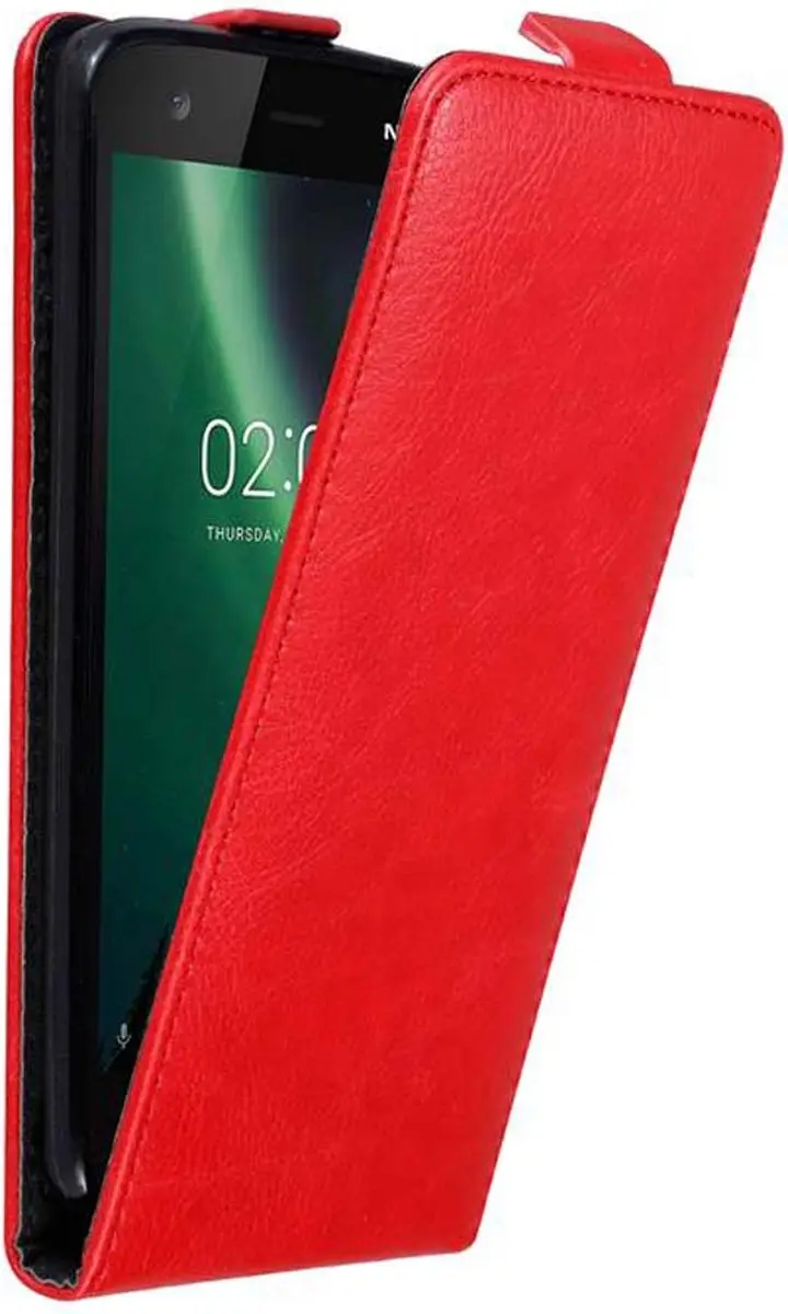 Cadorabo Hoesje geschikt voor Nokia 2 2017 in APPEL ROOD